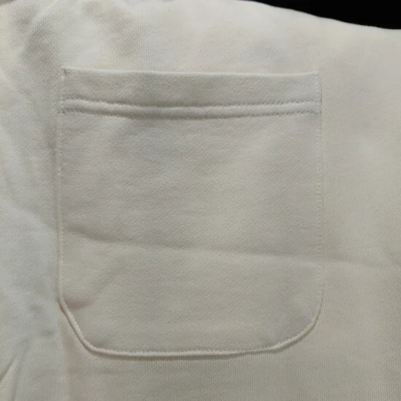 NWT Street Style Rhinestone Soft Cream Sweat Pants By Left Point Italy SIZE LG